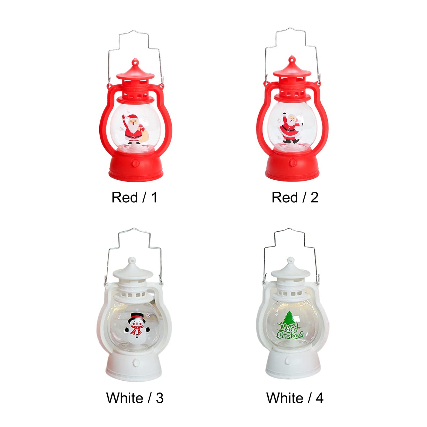 🎄🎅Christmas Decorations for Bedroom - Night Light with Carrying Handle(4 set)
