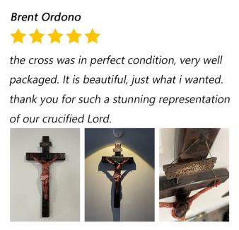 Pre-Blessed Jesus Crucifix for Home Prayer & Reflection