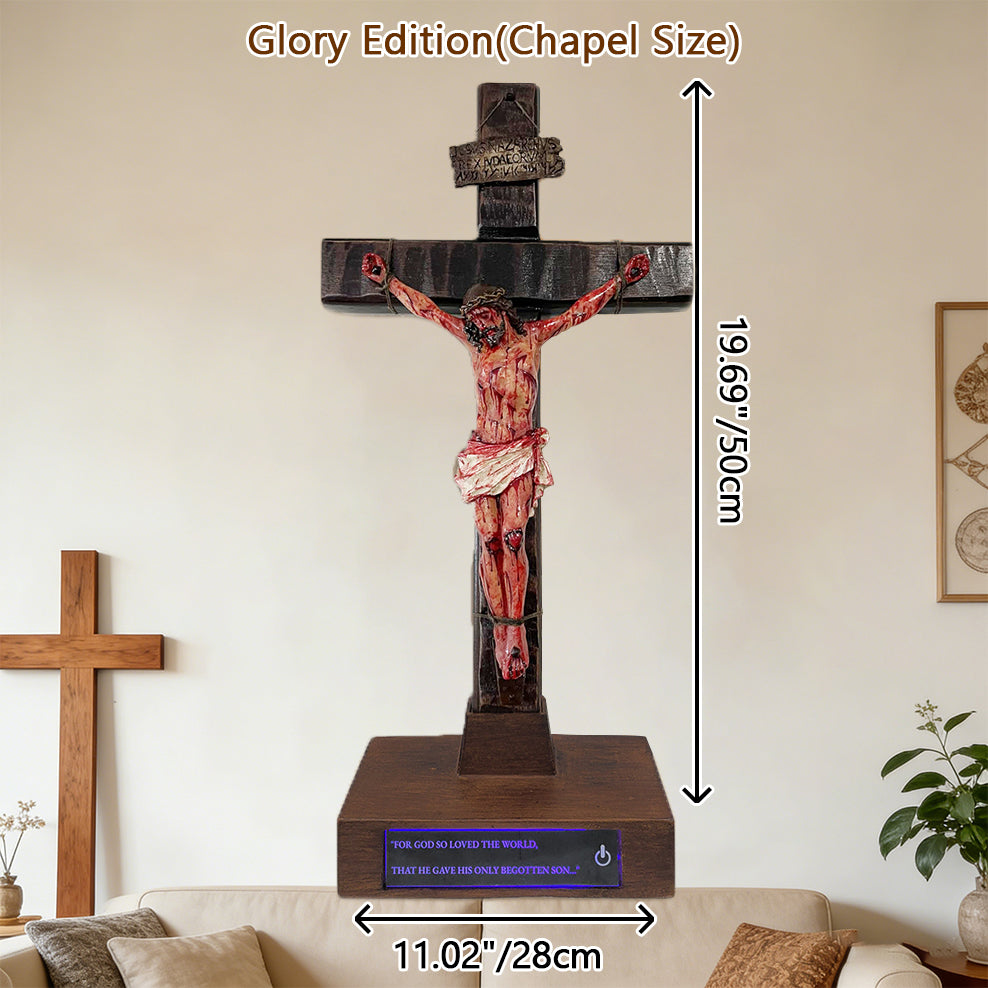 Pre-Blessed Jesus Crucifix for Home Prayer & Reflection