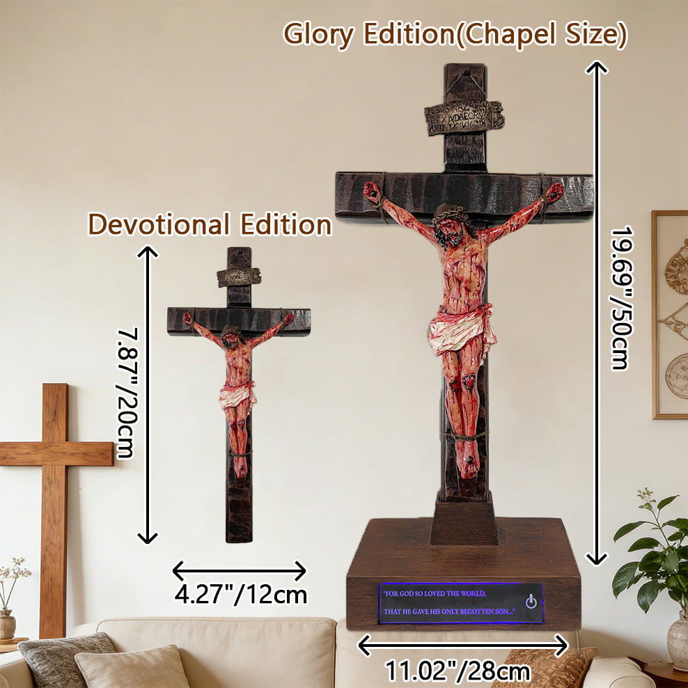 Pre-Blessed Jesus Crucifix for Home Prayer & Reflection