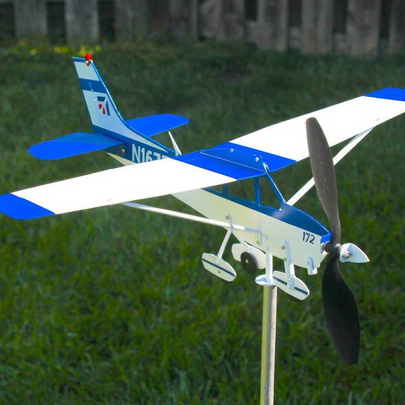 🛫Piper J3 Cub Airplane Weathervane Handcrafted Aviation Decor